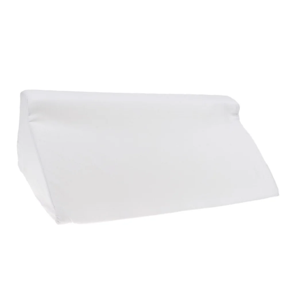 White Sponge Bed Wedge Pillow Back Leg Knee Rest Elevation Cushion Support Cover Pad for Patient