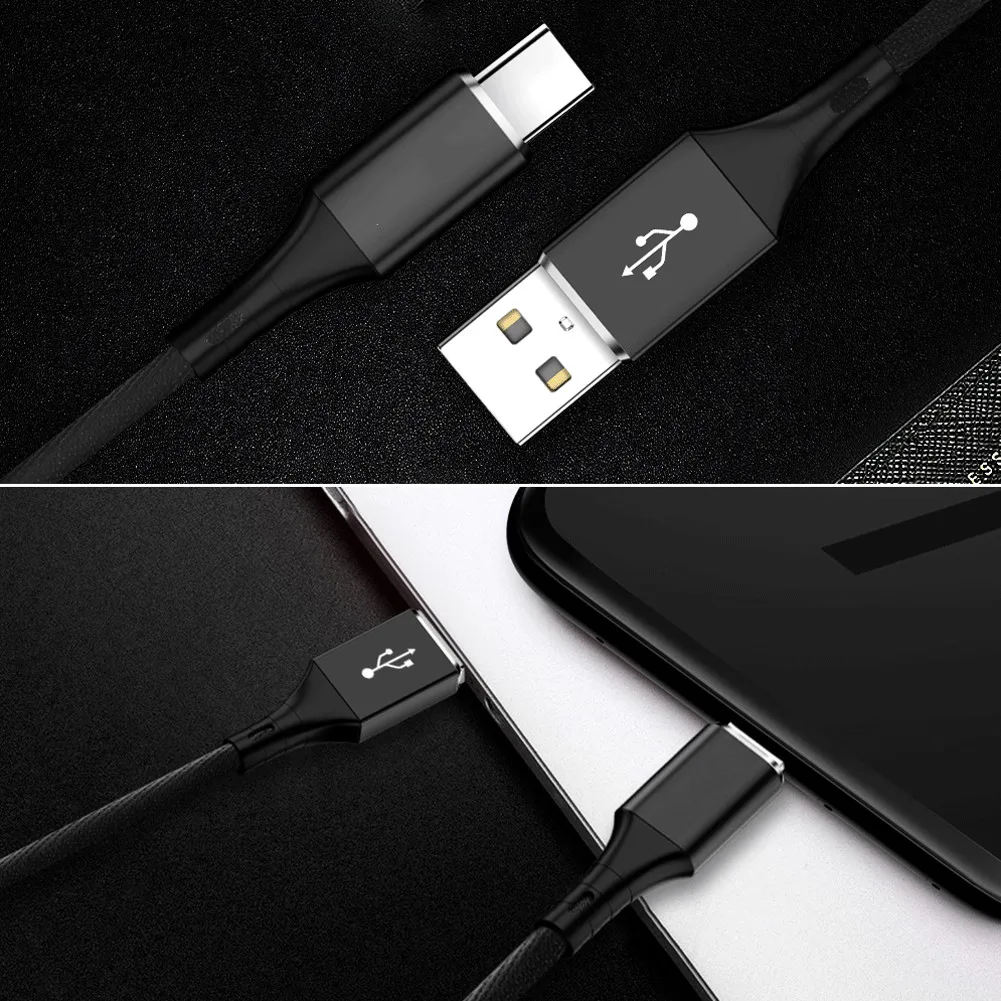USB 3.1 نوع C شاحن كابل بيانات سريع شحن بيانات الرصاص للهواتف الذكية