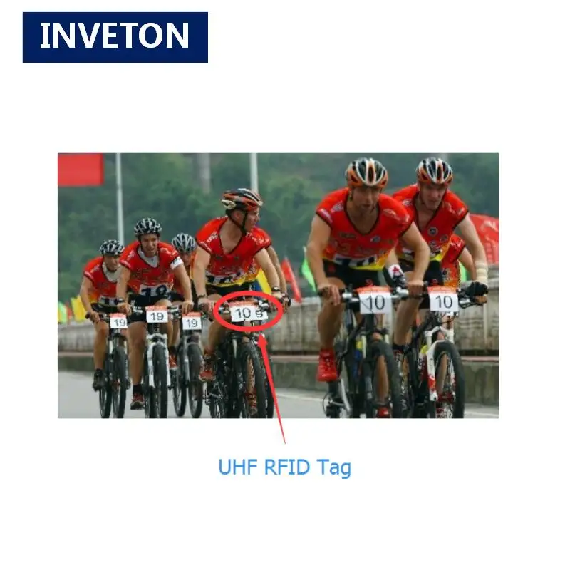 Клейкая UHF rfid метка наклейка на пенопластовую кость с чипом impinj класс 1 Gen2 для