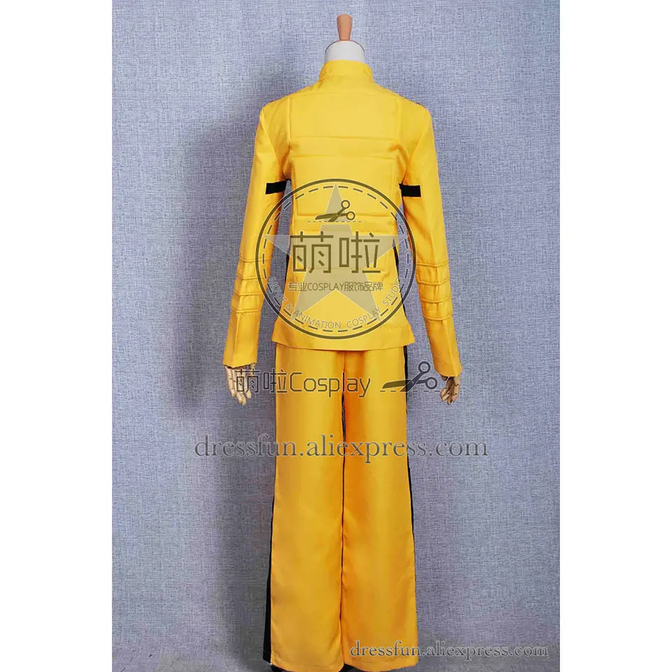 Kill Bill/костюм для косплея невесты Beatrix Michelle Kiddo новый желтый наряд униформа костюм