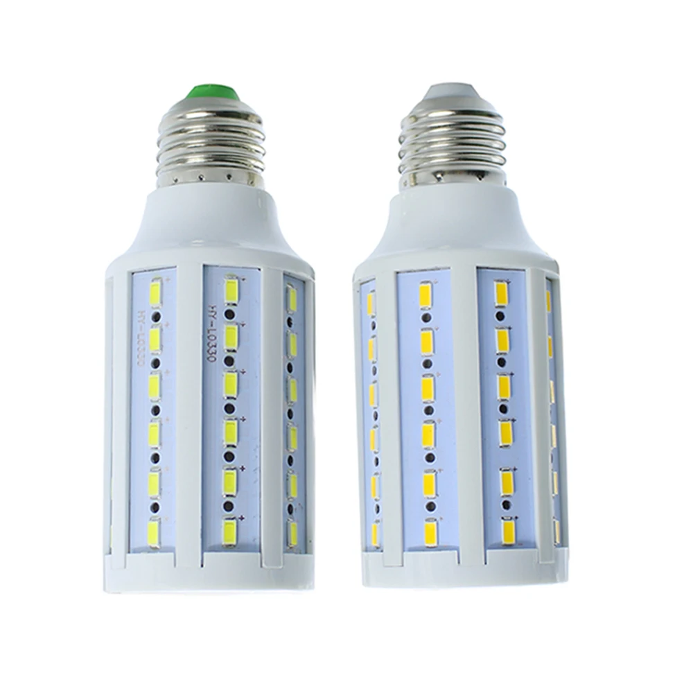 

1Pcs E27 B22 E14 5730 SMD 60 LED Corn Bulb lamp AC 220V High Luminous Spotlight LED Lamp Light 360degree indoor Home