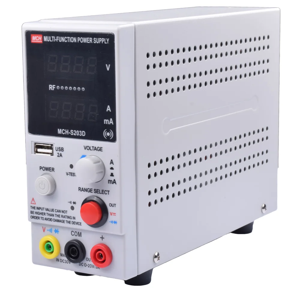 3A автоматическая защита высокоточного цифрового ноутбука 220В/110В 20v3a MCH S203D ремонт