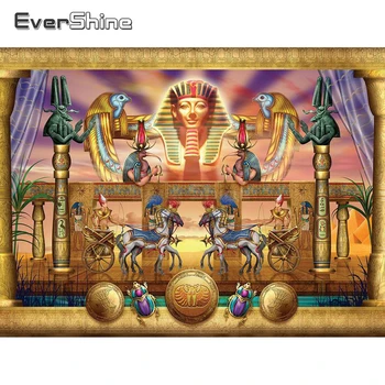 

EverShine Diamond Mosaic Religion Full Square Diamond Painting Egyptian Pharaoh Cross Stitch Diamond Embroidery Beads Art Kits