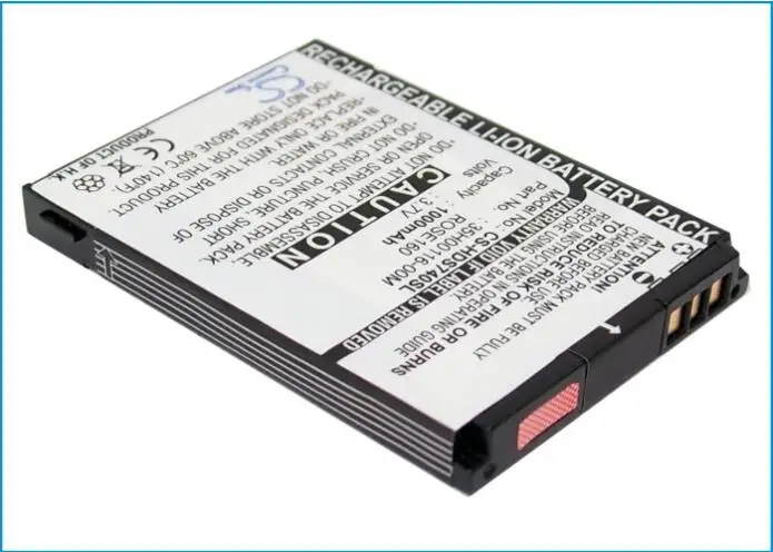 Аккумулятор Cameron Sino 1000 мАч для HTC Rose 110 S740 S743 35H00116 00M ROSE160 E MOBILE S22HT|Аккумуляторы