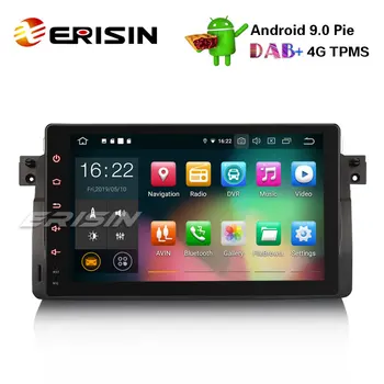 

Erisin ES7903B-64 9" Android 9.0 Car Stereo GPS Wifi 4G DVR DAB+ OBD for BMW 3er E46 M3 Rover75 MG ZT