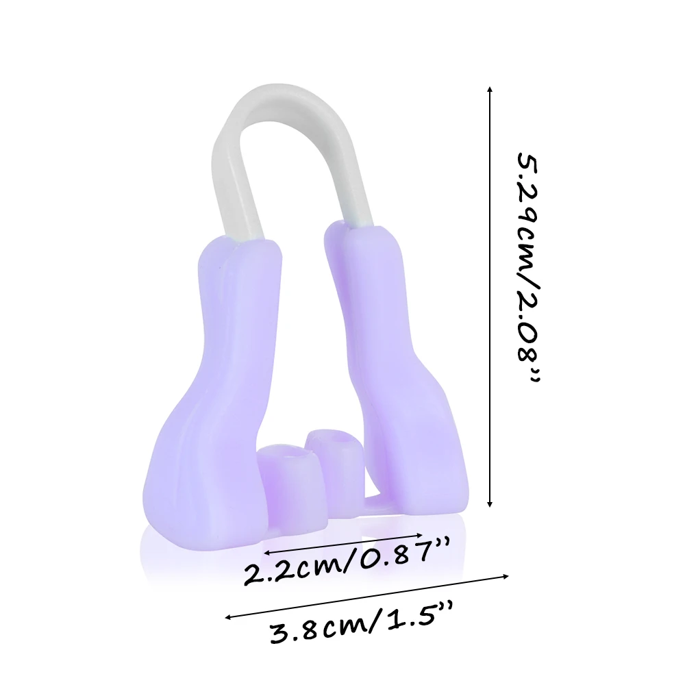 1 шт., силиконовый зажим для подтягивания носа, профессиональный, для тяжелого дыхания, портативный, новая мода, зажимы для носа