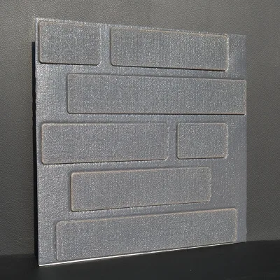 Новое поступление 3d наклейки на стену 10 шт. 60x60 см 3D Экологичные ПЭ пены настенные наклейки для детской комнаты Настенные Стикеры для домашнего декора - Цвет: Gray color
