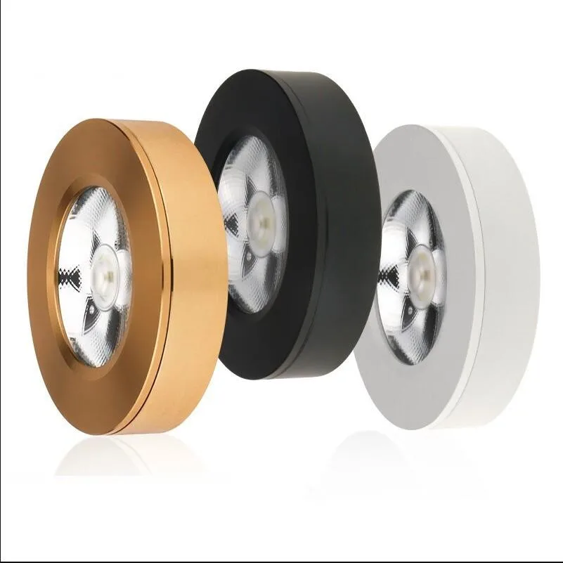10 шт. COB LED Puck light 7 Вт 12 Ультра тонкая круглая светодиодная подсветка под шкаф