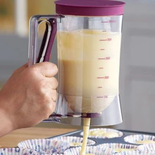 Дозатор для жидкого крема 900 мл измерительная чашка для выпечки инструмент Сделай Сам кексы оладьи дозаторы теста для кексов формы для выпечки Кондитерские инструменты