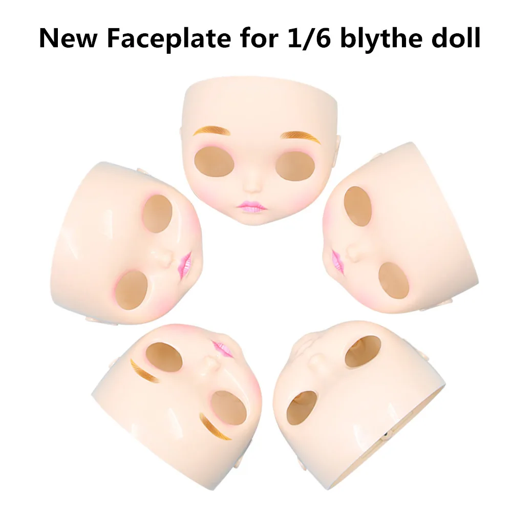 

Fortune Days Blyth doll New Face plate including the back plate and screws many kinds of style,matte face,lips carve, eyebrow