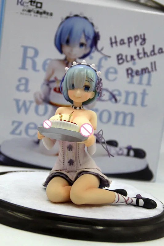 Re: жизнь в другом мире от Zero с днем рождения Rem Re Zero 1/6 ПВХ фигура сексуальная взрослая ПВХ Фигурки фигурка девушки из аниме