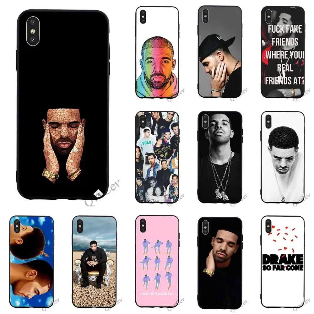 

Shockproof Drake Phone Cover for iPhone 6S Case 8 XR X 7 Plus 6 5 5S SE Xs Max Back