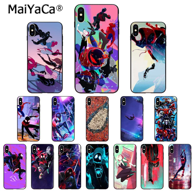 Yinuoda Spider Man Into The Spider Verse Painted Phone Case For