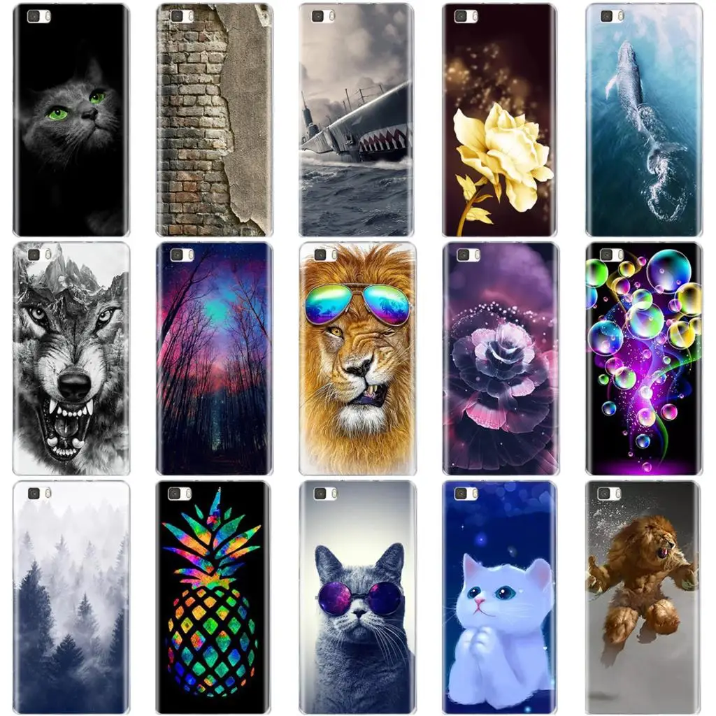 Чехол для Huawei P8 Lite 2016 5 0 '' силиконовый чехол из ТПУ 3D с кошкой Ascend 2015