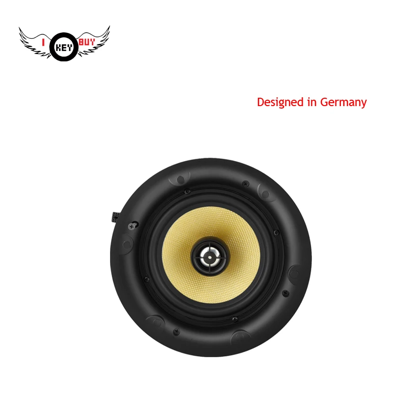

I Key Buy 1pc 4 Inch 150W 2 Way Frameless Speaker in Ceiling for Home Audio Sound System 8 Ohm