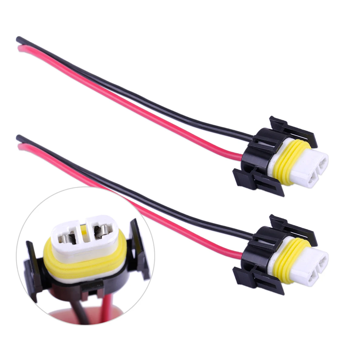 Splitter Wire Ceramic C H11 Two Harness Fog Light Replace Female Socket Plug Fit Splitter Wire Ceramic C H11 Two Harness Fog Light Replace Female Socket Plug Fit