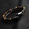 Genuine Leather Bracelet With Beads Jewelry - Kito City Jewelry