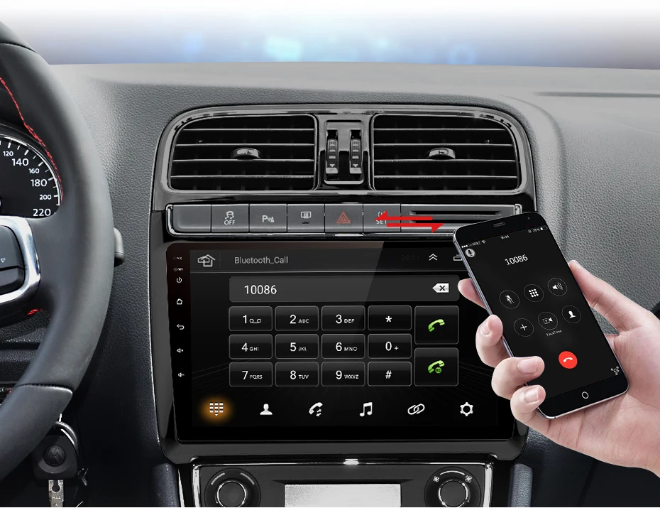 Perfect AWESAFE 2 din Android 8.1 Car Radio Multimedia video player gps navigation For POLO 2009 2010 2011 2012 2013 2014 2015 2016-2018 9