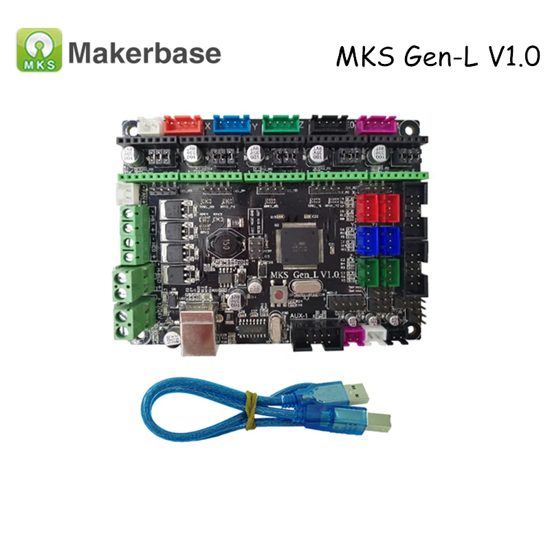 MKS gen l 3d принтер плата контроллера Gen L V1.0 совместимый Ramps1.4/Mega2560 R3/Marlin поддержка
