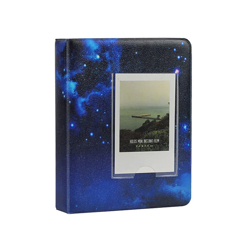 64 фотографии Звездное небо серии для Polaroid Mini Instax 4 дюймов/3 дюймов фотоальбом матовая крышка ПВХ внутренняя страница хранения фильм билет
