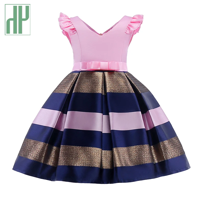 Нарядное платье для маленьких девочек; Детские Элегантные платья без рукавов с цветочным рисунком для девочек; пляжное платье; костюм принцессы для детей 3-10 лет