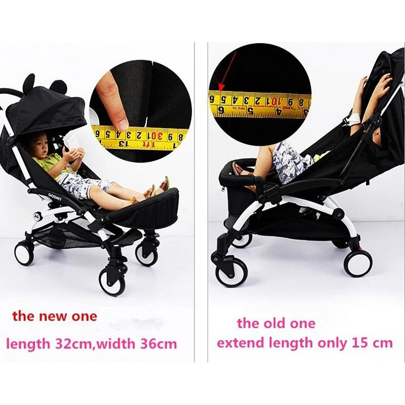 32cm Entire Foot Extension for Baby Stroller for Babyzen Yoyo Baby Throne Buggy Stroller Accessories Feet Rest Toddler Length (7)