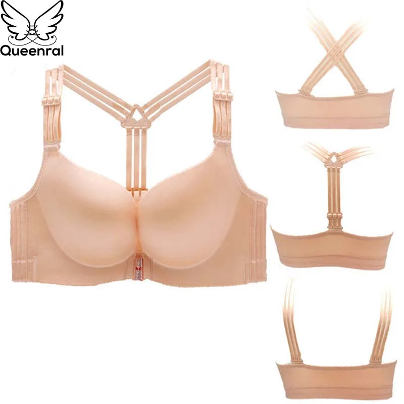 

Queenral Seamless Bralete Bra For Women Underwear Plus Size 34-52 ABCDE Cup BH Lingerie Wireless Push Up Brassiere Soutien Gorge