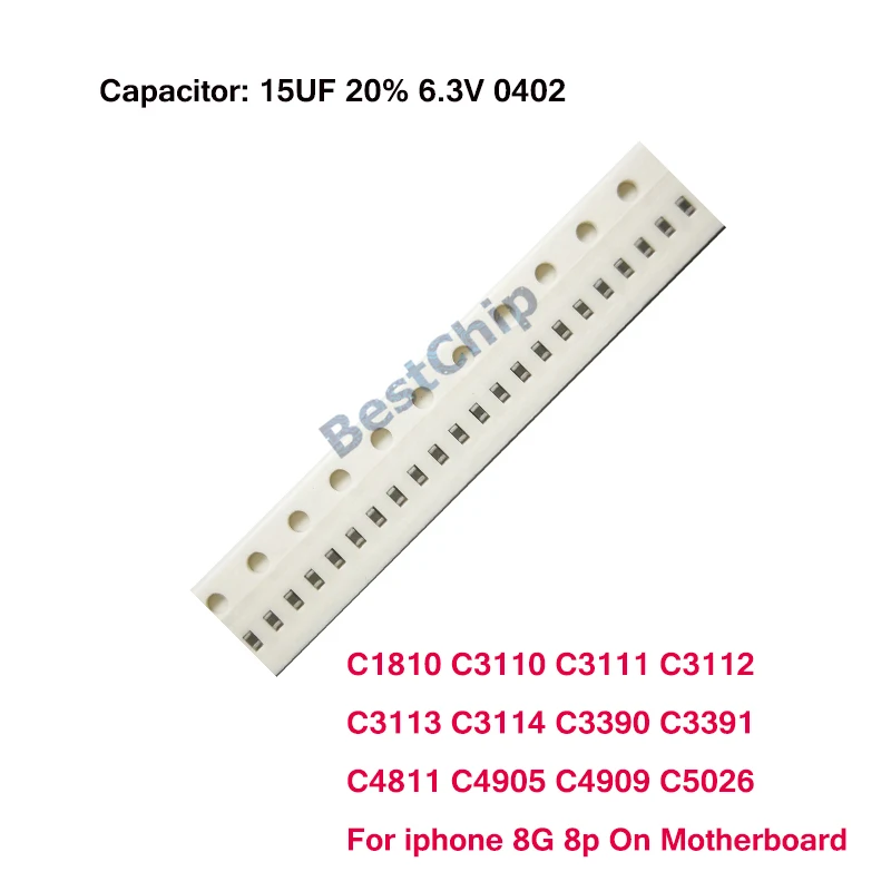 C1704 C1705 C1706 C1707 C1708 C1709 C1710 C1711 C1712 C1713 C1801 для iphone 8 8plus на бортовой плате | Электронные