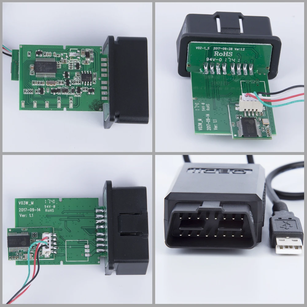Сканер KWOKKER ELM327 USB ELM 327 V1.5 OBD 2 интерфейс CAN BUS диагностический инструмент кабель код