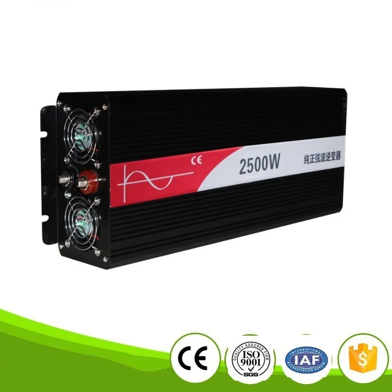 

Peak power 5000W output 2500W Pure Sine Wave Inverter 48VDC to 110V~130V/220V~240VAC solar or wind power inverter