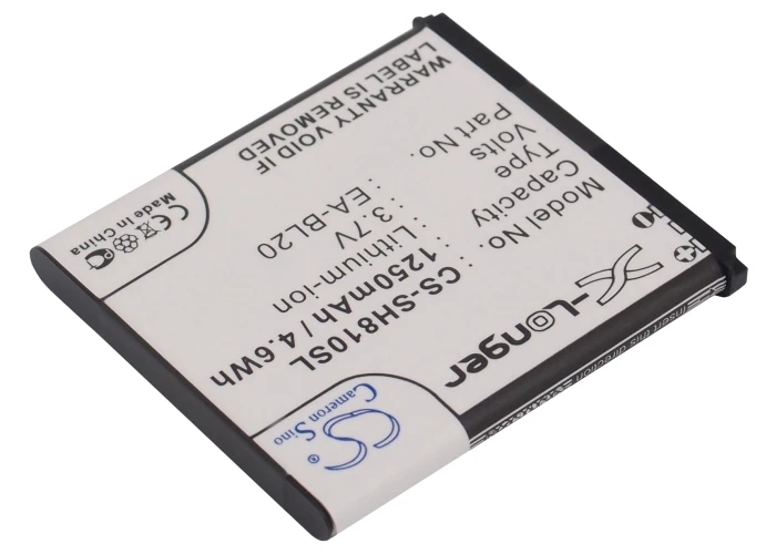 Cameron Sino 1250mAh аккумулятор EA-BL20 для Sharp SH80iUC, SH81iUC
