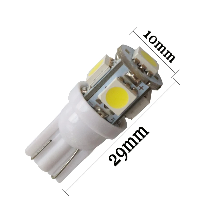 500x HK POST авто LED T10 168 194 W5W 5 LED SMD 5smd 5050 Клин Светодиодные лампы 5LED белый зеленый синий и красный цвета желтый розовый