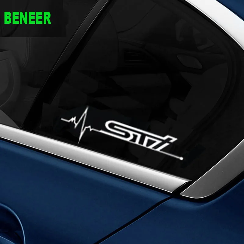 

2pcs KK car windows sticker for
