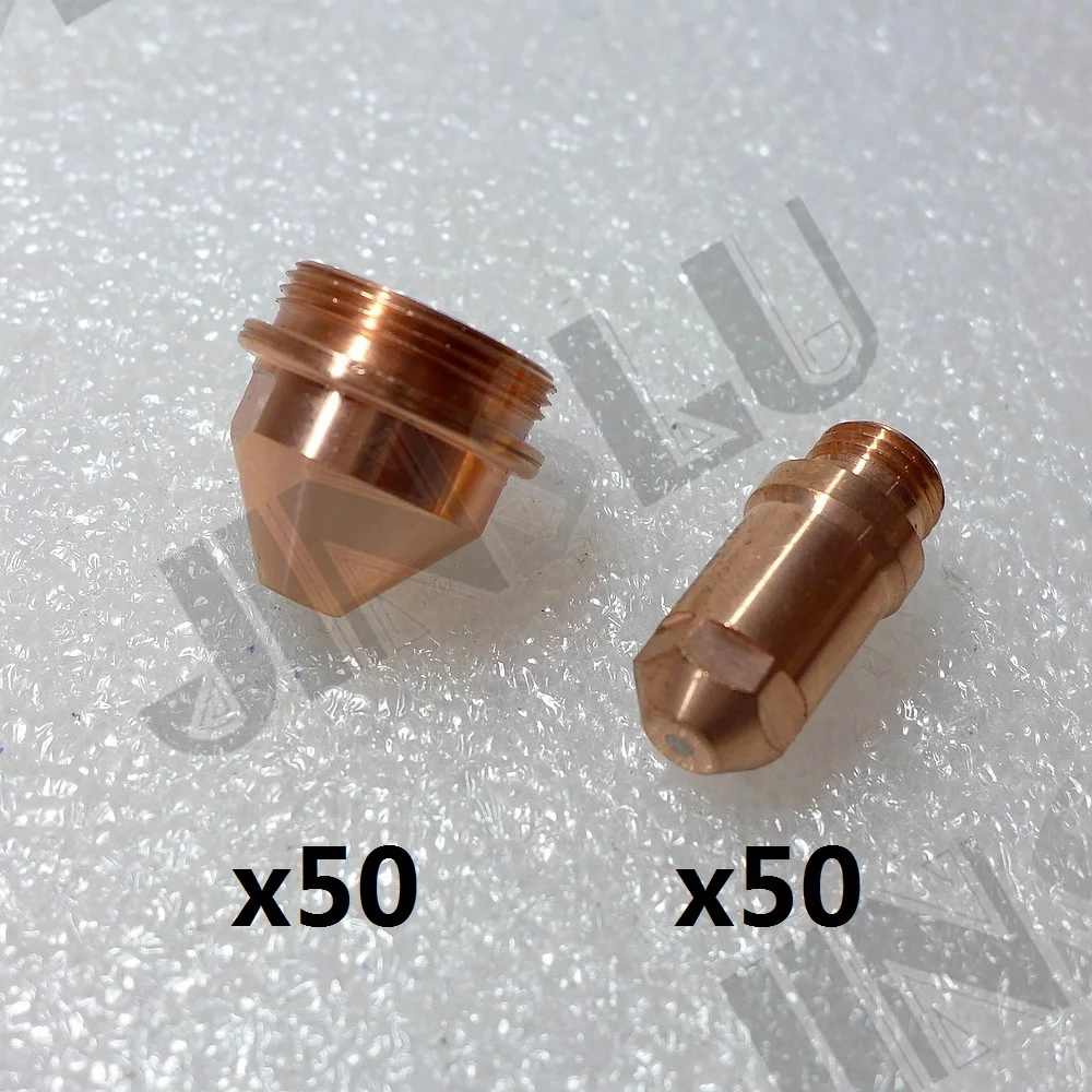 

electrode 50 + 1.2 1.6 1.8 Tip 50 YGX-100 YK-100 100A YGX 100103 YK 100102 Huayuan LGK-100 LGK-120 consumables CNC Plasma Torch