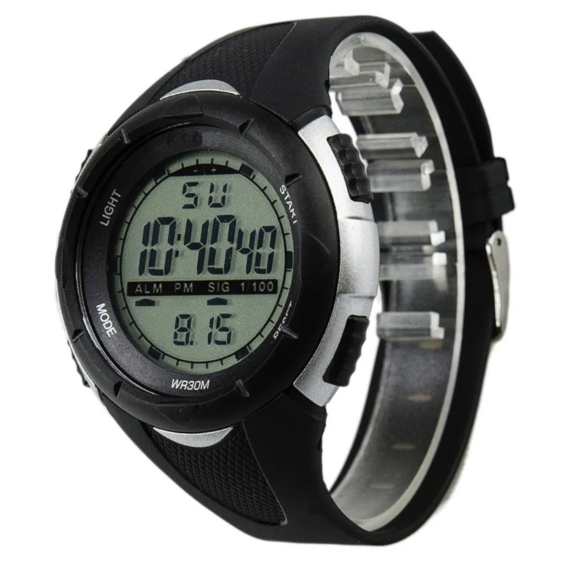 Роскошные Для мужчин аналоговый цифровой Военная Униформа Армия Спорт LED Водонепроницаемый наручные часы Montre Homme Часы Нержавеющая сталь