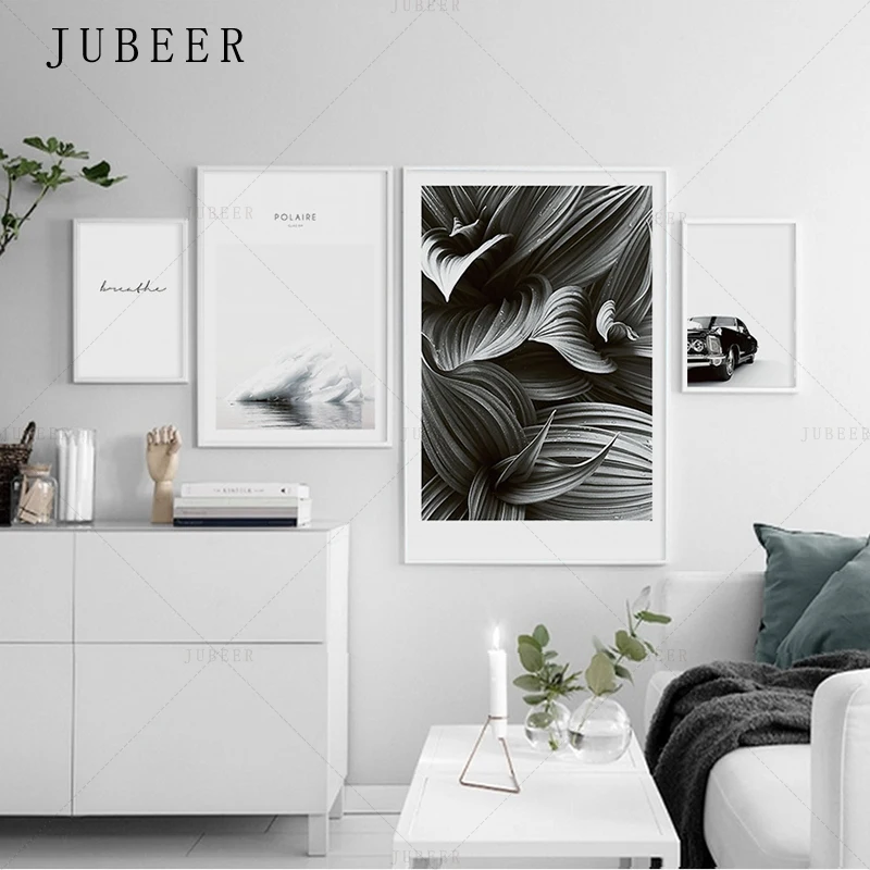 

Black and White Minimalist Decorative Painting Minimalist Art Nordic Style Poster Living Room Decorative Painting Wall Art Pictu