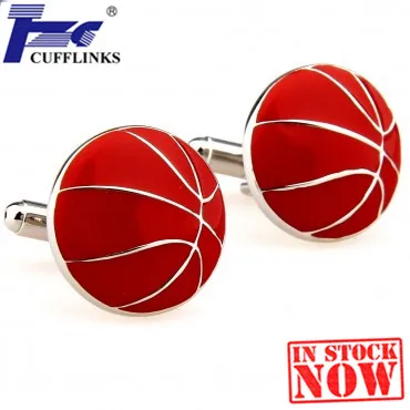 

Basketball Cufflink Cuff Link 2 Pairs Free Shipping Promotion