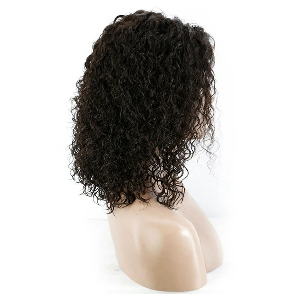 Короткий Боб Синтетические волосы на кружеве человеческие волосы парик бразильский вьющиеся 13X6 синтетические волосы человеческие волосы парики с детскими волосами для черных Для женщин 360 Синтетические волосы на кружеве al парик