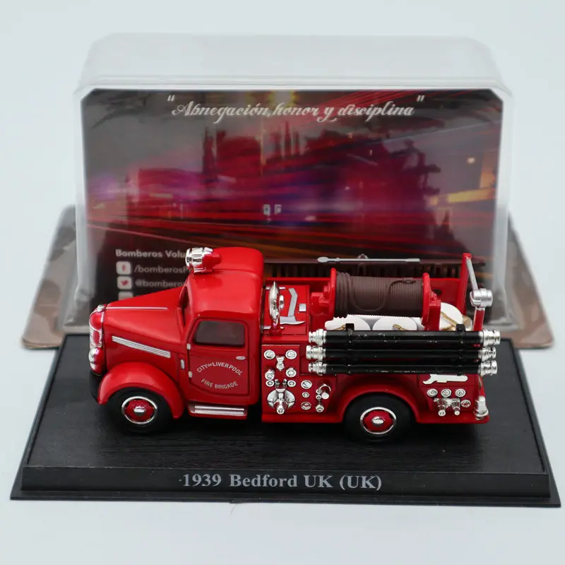 

1:43 Scale Fire Truck Bedford 1939 UK Models Of Yesteryear Fire Engine Series Diecast Toys Car Collection