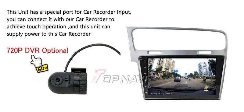 Best Topnavi 10.2" Quad Core Android 6.0 Car GPS Navigation for VW Golf 7 Autoradio Multimedia Audio Stereo,NO DVD 35