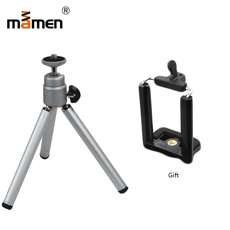 

Foldable Camera Tripod Lightweight Camera Stand Rotatable Monopod With Phone Clip For Canon Sony Nikon SLR DSLR Photography