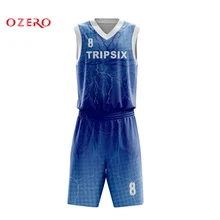 Профессиональный полный сублимационный мужской баскетбольный костюм Лидер продаж