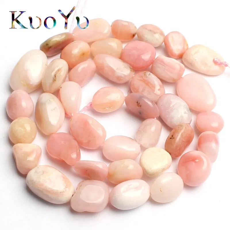 8 10mm Natural Irregular Genuine Pink Opal beads Loose Stone Beads For