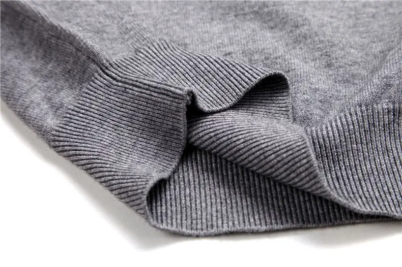 COODRONY свитер Мужская одежда осень зима кашемировый шерстяной пуловер свитера сплошной цвет Классический Повседневный пуловер с круглым вырезом 129