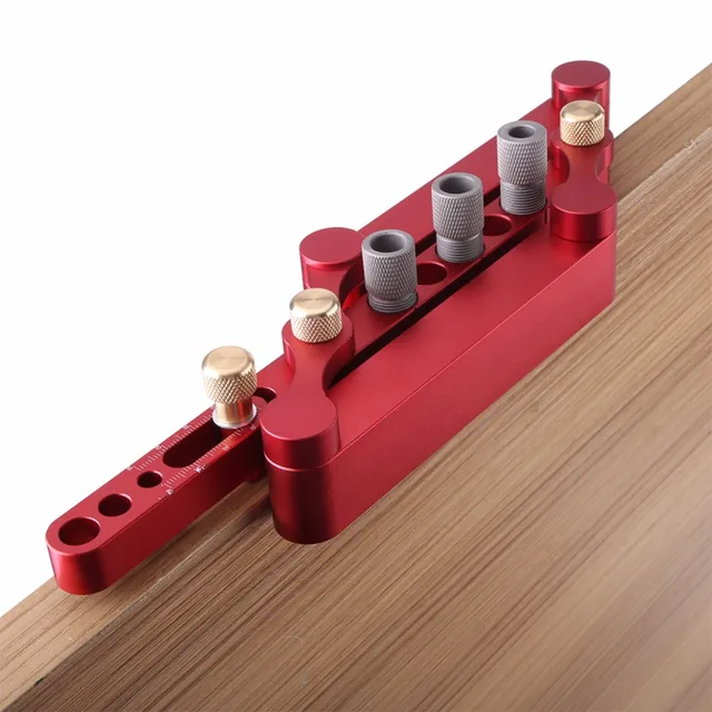 Drill Guide Wood Dowel Hole Drilling Guide Woodworking Positioner Locator Tool for Making 6/8/10mm Holes
