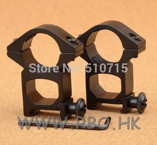 

2pcs 1.25 inch 30mm Rifle scope ring for 20mm picatinny rail mount base M4203