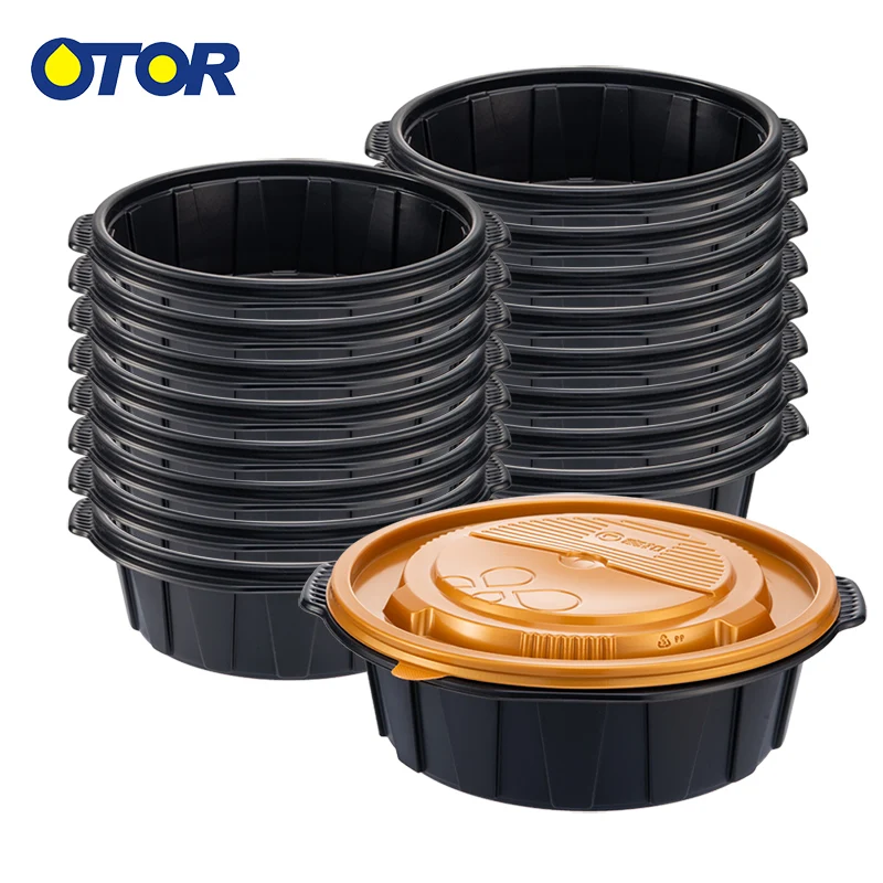 OTOR 10 шт. 85 унций многоразовое приготовление еды Bento Box Контейнер с крышками Microwaveable контейнер для хранения еды Ланч-бокс