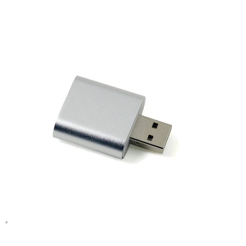 Профессиональный алюминиевый 7 1 канал 3 5 мм USB звуковая карта аудио Интерфейс
