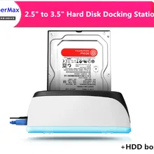 3 ТБ USB3.0 HDD корпус 2,5/3,5 дюйма последовательный SATA-многофункциональный держатель жесткого диска док-станция