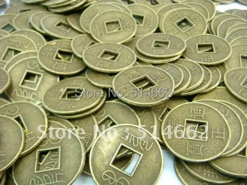 5PCS gold cons lots NEW Fengshu -Chng Con Brng Good Luck old